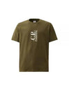 30/1 Jersey British Sailor Short Sleeve T-Shirt Green - CP COMPANY - BALAAN 2