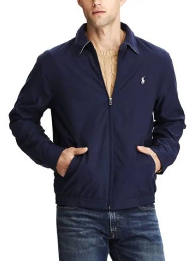 Polo Pony Logo Embroidered Microfiber Bi Swing Windbreaker 710548506001 - RALPH LAUREN - BALAAN 2