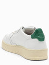 Medalist Green Tab Leather Low Top Sneakers White - AUTRY - BALAAN 5