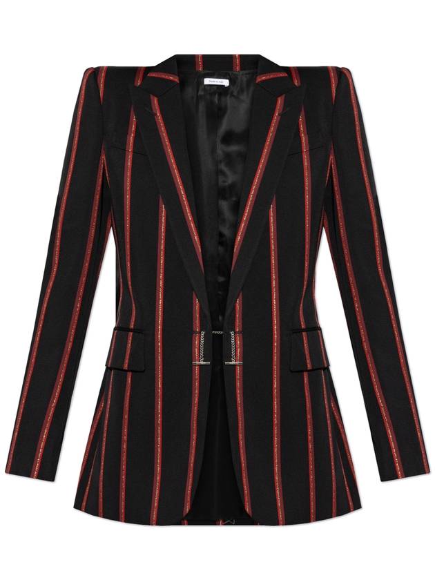 Alexander McQueen Wool Blazer, Women's, Black - ALEXANDER MCQUEEN - BALAAN 1