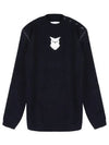 Animal Totem Sailor Wool Knit Top Navy - MAISON MARGIELA - BALAAN 2