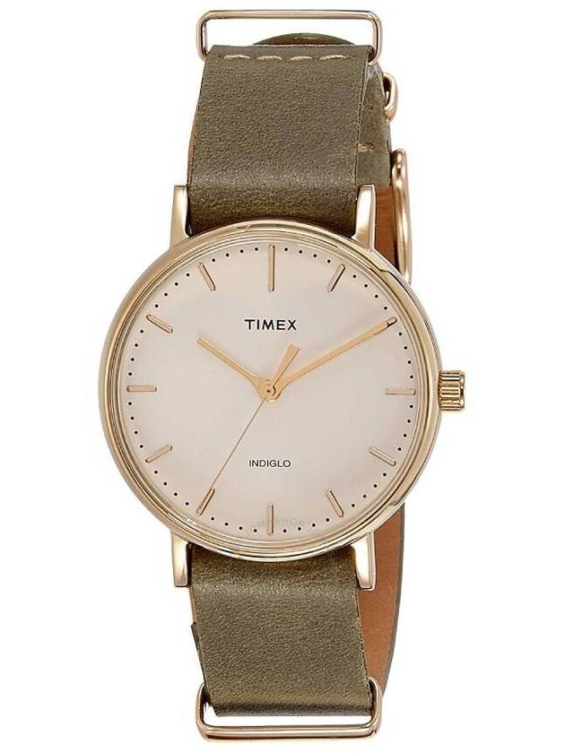 Timex Fairfield Quartz White Dial Ladies Watch TW2P98500VQ - TIMEX - BALAAN 1