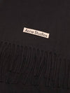 Canada New Canada black wool fringe muffler - ACNE STUDIOS - BALAAN 3