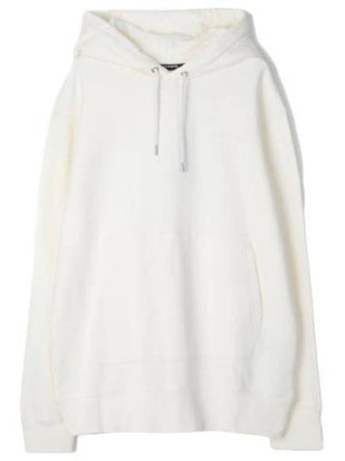 Chip Embroidered Logo Hoodie Cloud White - J.LINDEBERG - BALAAN 1