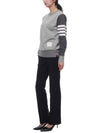 4 Bar Striped Knit Top Grey - THOM BROWNE - BALAAN 5