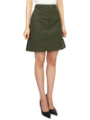 COGBJ F06299 KAF VERT FONCE Women s Mini Skirt - A.P.C. - BALAAN 5