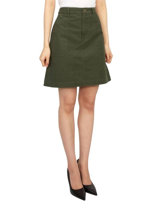 COGBJ F06299 KAF VERT FONCE Women s Mini Skirt - A.P.C. - BALAAN 5