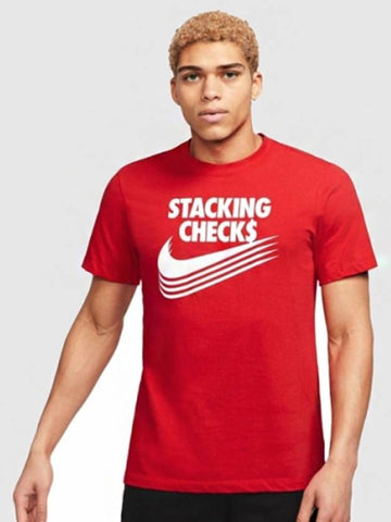 01DD9350657Stacking Dry Fit TshirtRed - NIKE - BALAAN 1