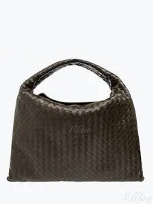 Intrecciato Large Shoulder Bag Khaki - BOTTEGA VENETA - BALAAN 2