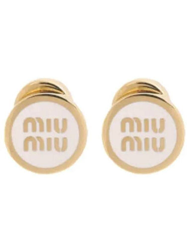 Enamel metal earrings - MIU MIU - BALAAN 1