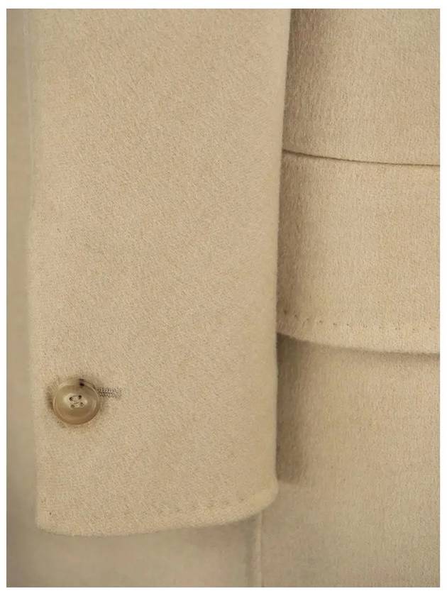 Ferrara Wool Single Coat Natural - MAX MARA - BALAAN.