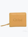 Sense Soft Leather Half Wallet Yellow - CHLOE - BALAAN 2