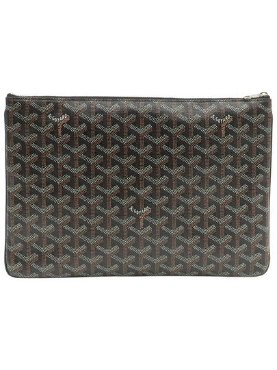 Black Goyadin Canvas Senna MM Clutch - GOYARD - BALAAN 2