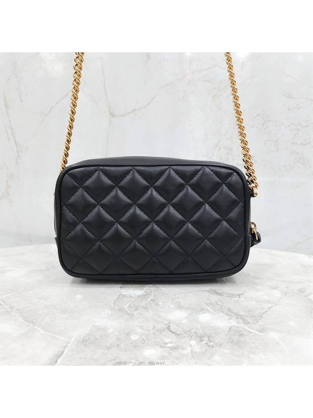 Lux You New product Quilted small shoulder cross bag black - VERSACE - BALAAN 3