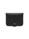 Josh Leather Coin Wallet Black - A.P.C. - BALAAN 3