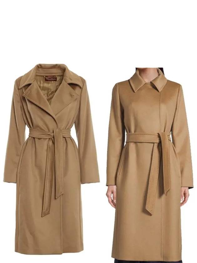 Women's Bcollag Wool Double Coat Camel - MAX MARA - BALAAN 2