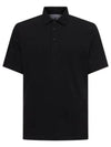 Cotton Jersey Polo Shirt Black - BRUNELLO CUCINELLI - BALAAN 2