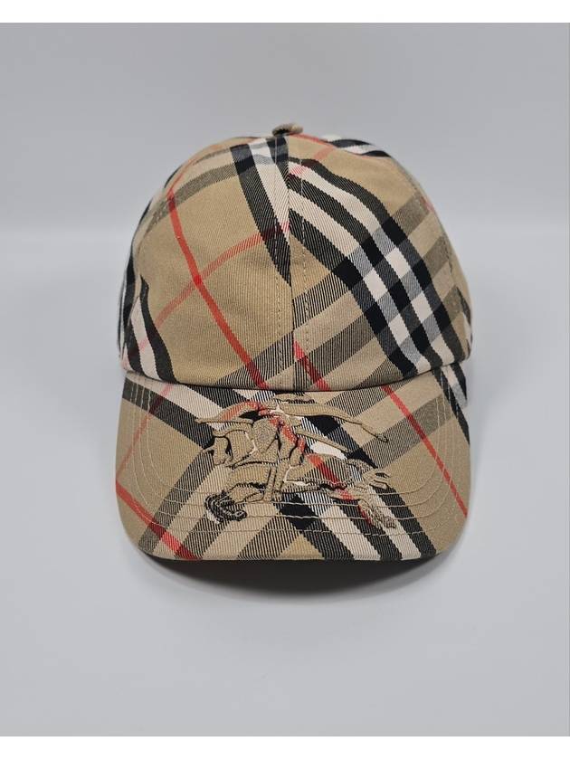 Vintage Check Knight Logo Ball Cap M - BURBERRY - BALAAN 2