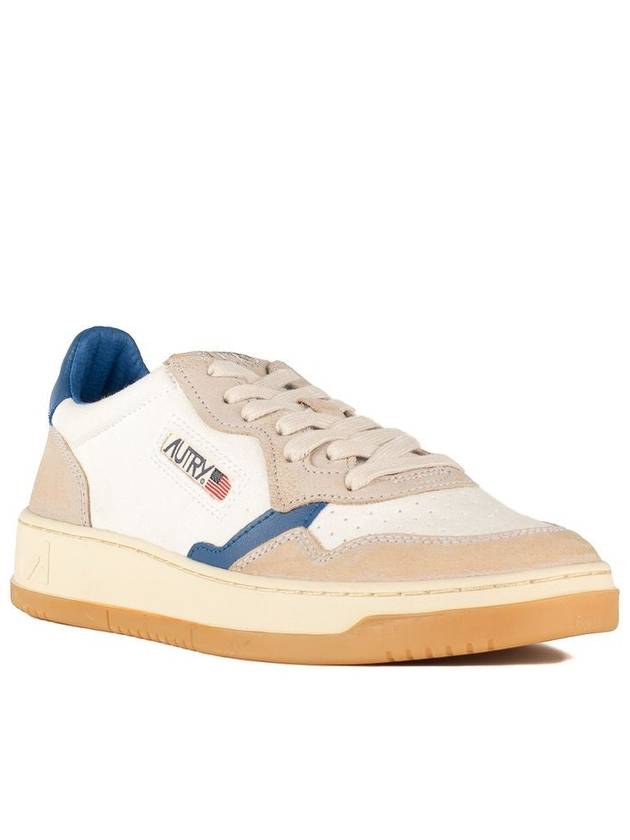 Sneakers AULMDS03 CANVAS SAND WHT PBLUE - AUTRY - BALAAN 4