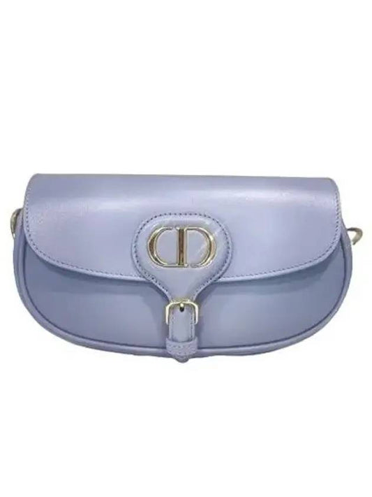 Bobby East West Calfskin Shoulder Bag Horizon Blue - DIOR - BALAAN 1