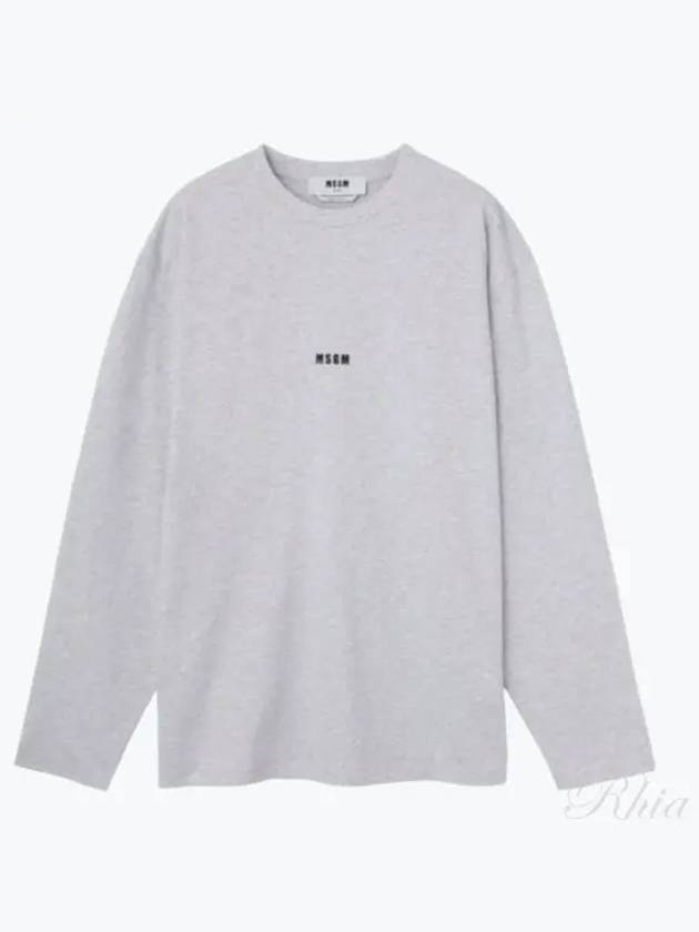 Micro Logo Long Sleeve T-Shirt 2000MM501 200005 94 - MSGM - BALAAN 2