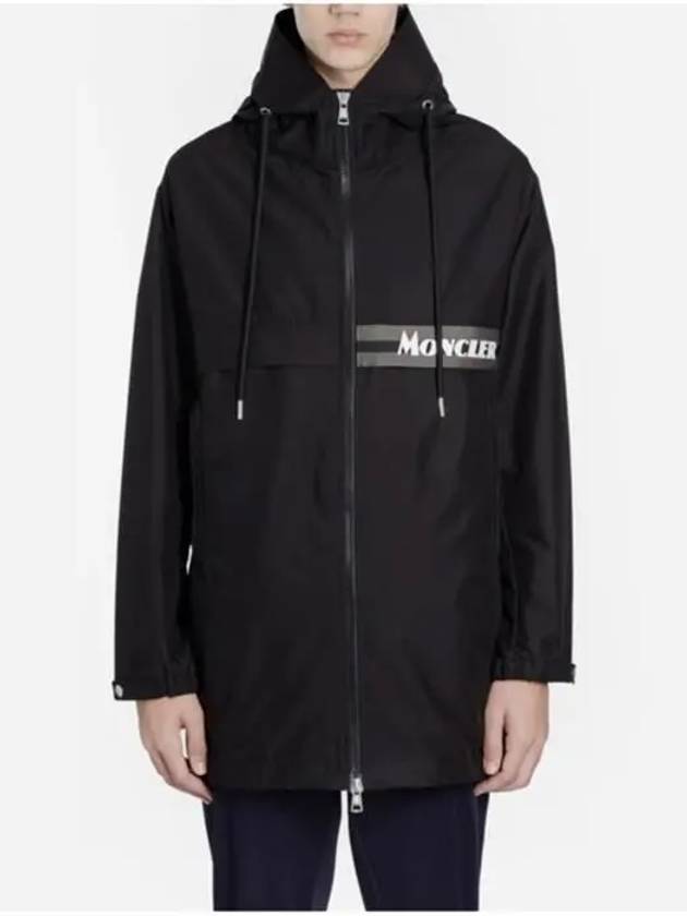 Moncler logo hooded nightshirt - MONCLER - BALAAN 1