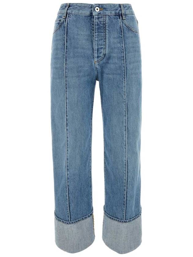 Denim Straight Pants 785335V42W0 4715 Blue - BOTTEGA VENETA - BALAAN 2