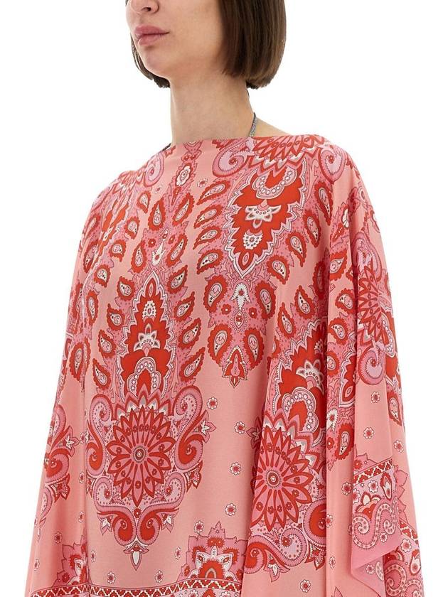 Etro Silk Poncho - ETRO - BALAAN 4