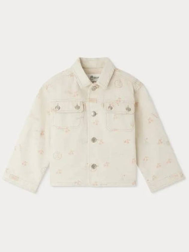 Bonpoint Gilly embroidered denim jacket P04GJAW00001 650B Italian Kids - ETC - BALAAN 1