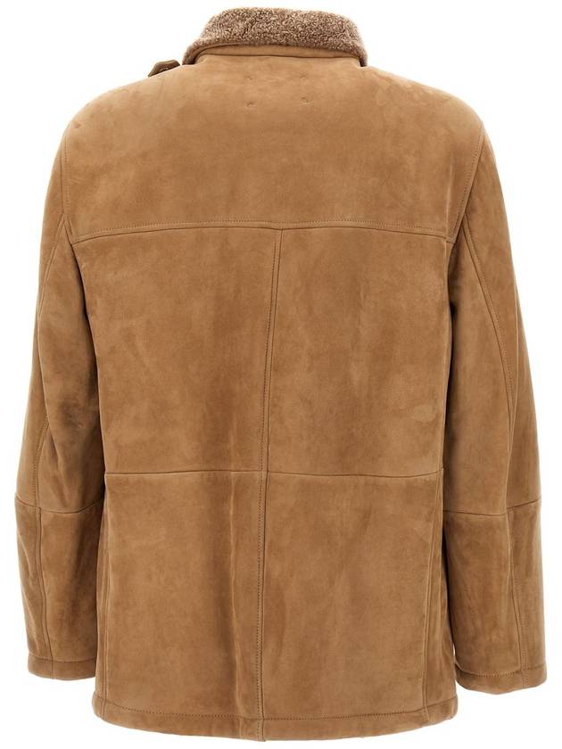 Brunello Cucinelli Single-Breasted Sheepskin Jacket - BRUNELLO CUCINELLI - BALAAN 2