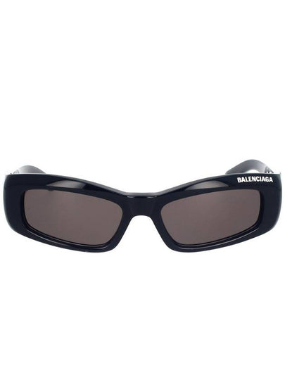 Eyewear Acetate Rectangular Sunglasses Shiny Black - BALENCIAGA - BALAAN 2