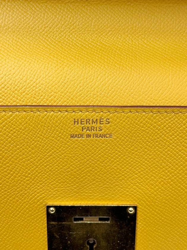 Yellow business briefcase 4VHEB24583 - HERMES - BALAAN 7