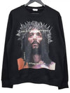 NCW19262 009 Jesus Printing Sweatshirt Black - IH NOM UH NIT - BALAAN 2