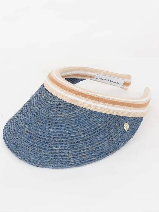 24SS HAT50265 SAPPHIRE NOUGAT STRIPE sun cap - HELEN KAMINSKI - BALAAN 1