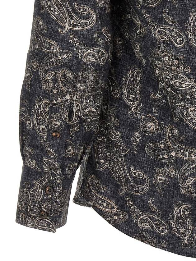 Brunello Cucinelli Paisley Shirt - BRUNELLO CUCINELLI - BALAAN 4