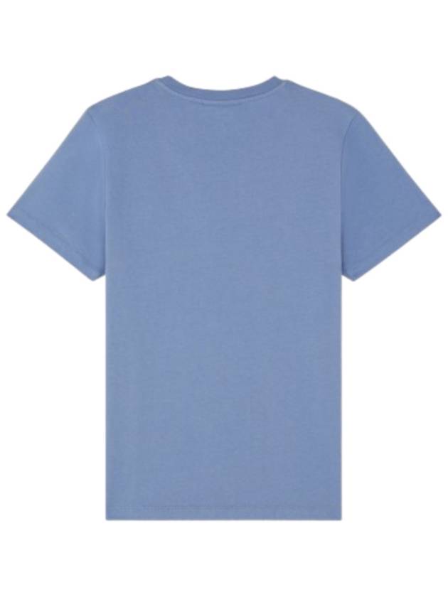 Baby Fox Patch Regular Short Sleeve T-Shirt Hampton Blue - MAISON KITSUNE - BALAAN 3