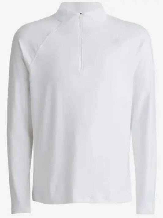 Men's Luxe Quarter Half Zip Layer Long Sleeve T-Shirt White - G/FORE - BALAAN 2