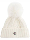 23SS Logo Cable Pom Pom Beanie 3B000 18 M1127 002 - MONCLER - BALAAN 2