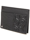 Gancini Pattern Card Wallet Black - SALVATORE FERRAGAMO - BALAAN 3