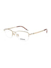 Unisex Eyewear Glasses Frame Semi-rimless Titanium Eyeglasses Gold - MONTBLANC - BALAAN 1