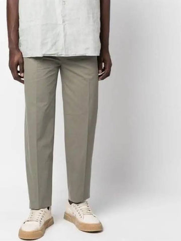 Cotton Trousers Khaki - A.P.C. - BALAAN 1