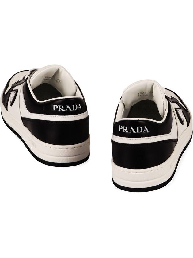 Prada Downtown Leather Low-Top Sneakers - PRADA - BALAAN 4