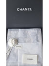 Camellia Square Silk Muffler Black - CHANEL - BALAAN 6