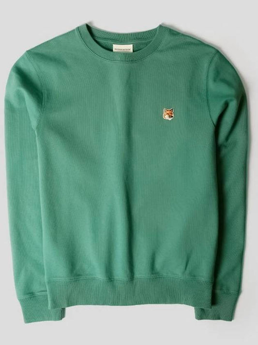 Fox Head Patch Regular Sweatshirt Teal Green - MAISON KITSUNE - BALAAN 2