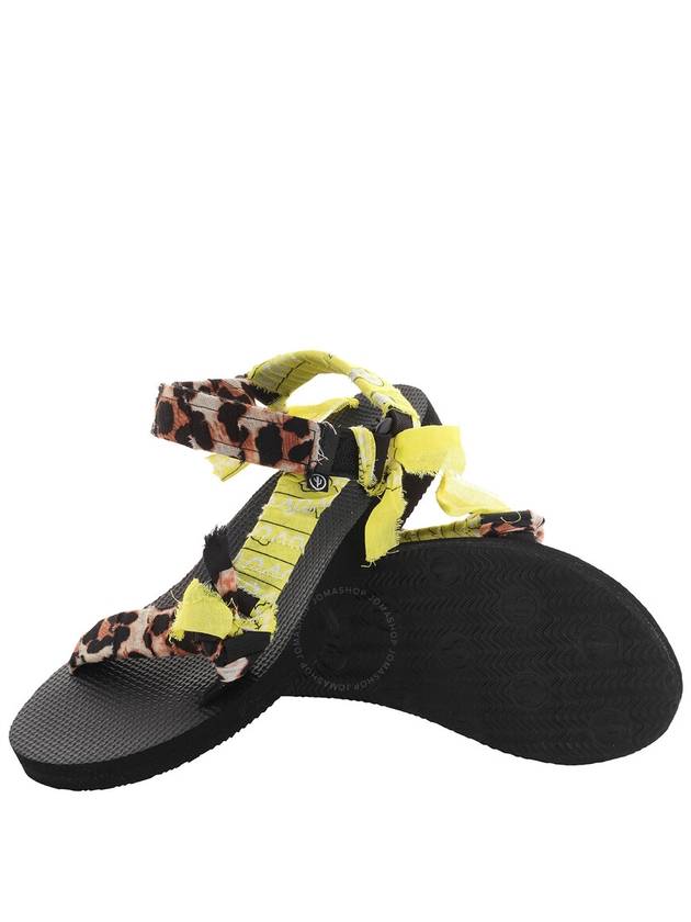 Arizona Love Trekky Leopard Print Bandana Sandals Brand Size 37 US Size 7 - ARIZONA LOVE - BALAAN 2