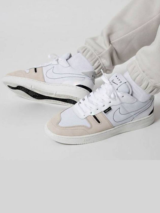 Men's Squash Type Low Top Sneakers White Gray - NIKE - BALAAN 2
