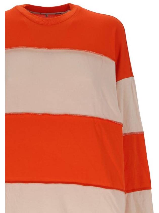 3/4 Cut Over Long Sleeve T-Shirt Orange - SUNNEI - BALAAN 4