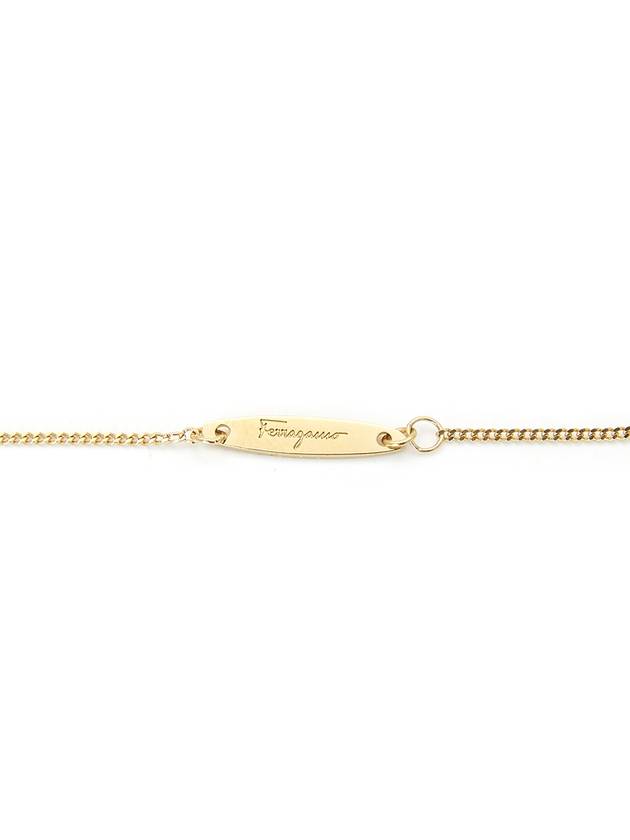 Gancini Pendant Necklace Gold - SALVATORE FERRAGAMO - BALAAN 7