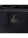 Penny Logo Zipper Cross Bag Black - VIVIENNE WESTWOOD - BALAAN 7