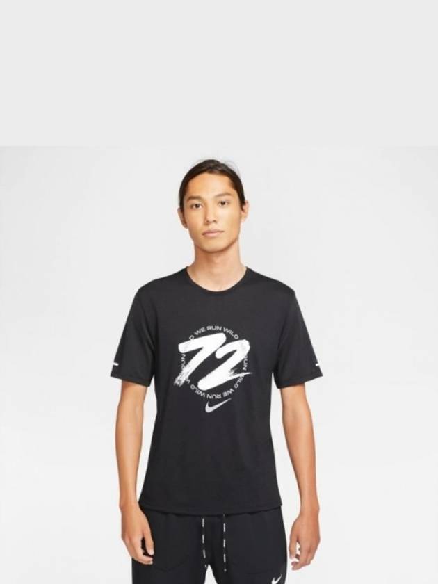 01CU5956010Dry fit miler wild tshirtblack - NIKE - BALAAN 1